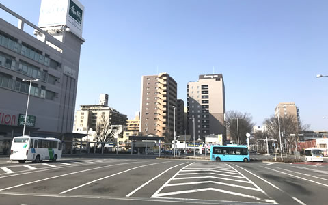 前橋駅北口ロータリー